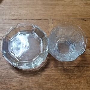 Vintage Ocean Glass Dishes - Set of 8